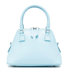Bolso de mano de piel azul de Maison Margiela