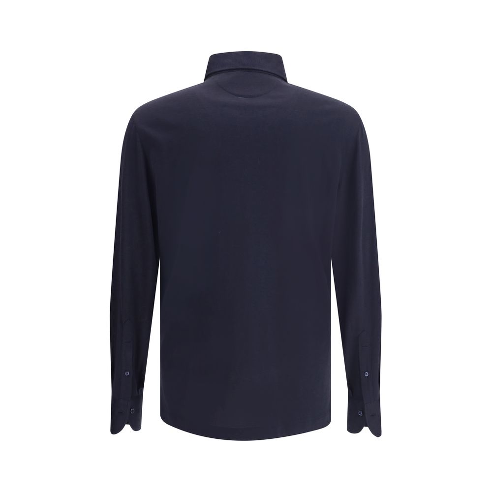Jersey de seda de manga larga Brunello Cucinelli