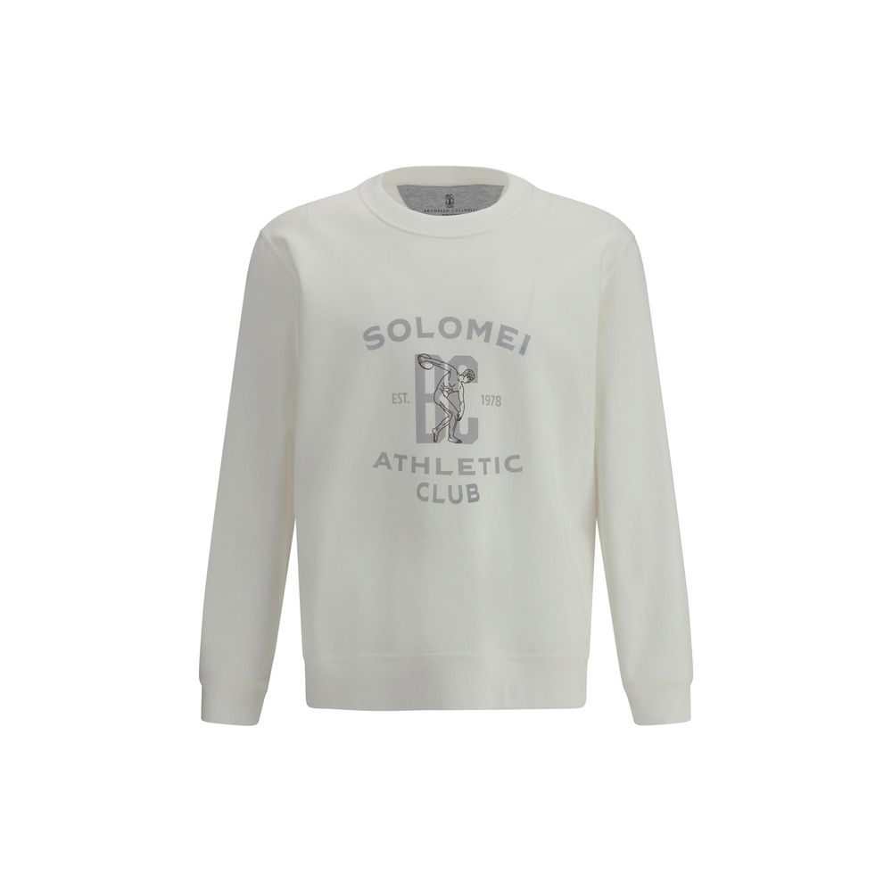 Brunello Cucinelli Sudadera maxi con estampado