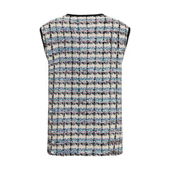 Chaleco de tweed Valentino con lentejuelas