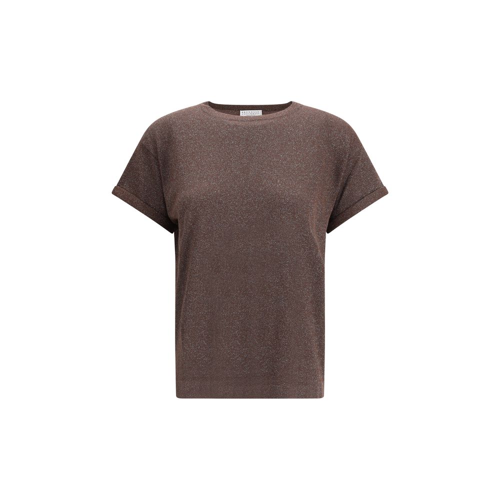 Brunello Cucinelli Camiseta de lúrex
