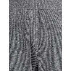 Pantalones de lúrex acanalados Brunello Cucinelli