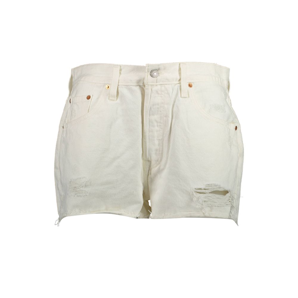 Vaqueros blancos de algodón para mujer de Levi's