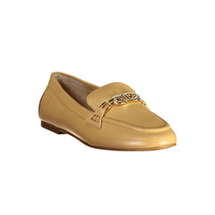 Zapatos planos de piel beige de Ralph Lauren