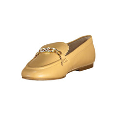 Zapatos planos de piel beige de Ralph Lauren