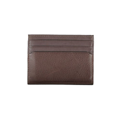 Cartera de cuero marrón para hombre de Tommy Hilfiger