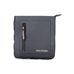 Bolso de hombro azul elegante de Tommy Hilfiger con detalles en contraste