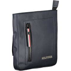 Bolso de hombro azul elegante de Tommy Hilfiger con detalles en contraste