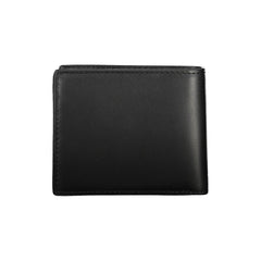 Cartera de cuero negra para hombre de Tommy Hilfiger