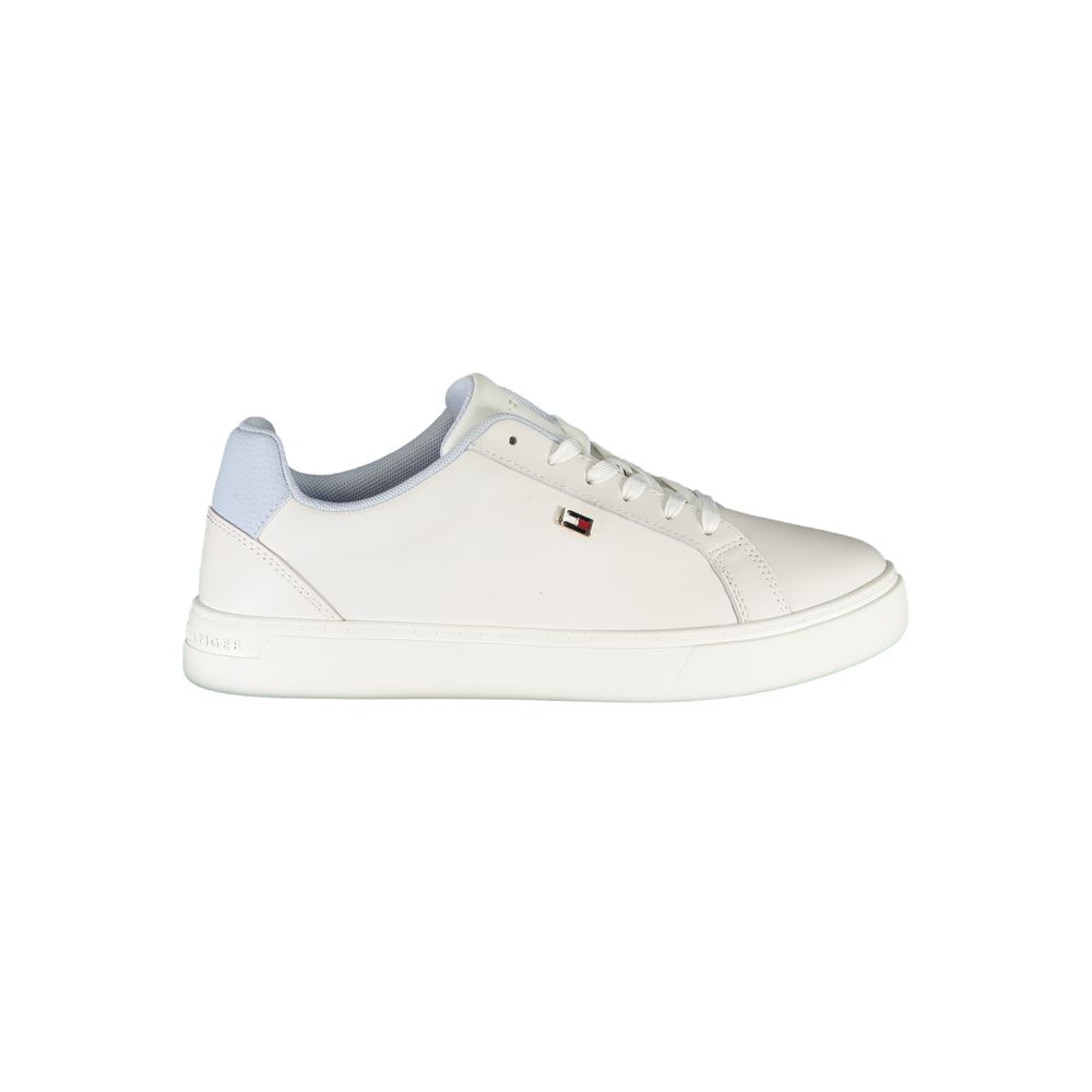 Zapatillas blancas de poliéster de Tommy Hilfiger