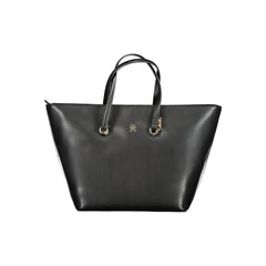 Bolso de mano Tommy Hilfiger de polietileno negro