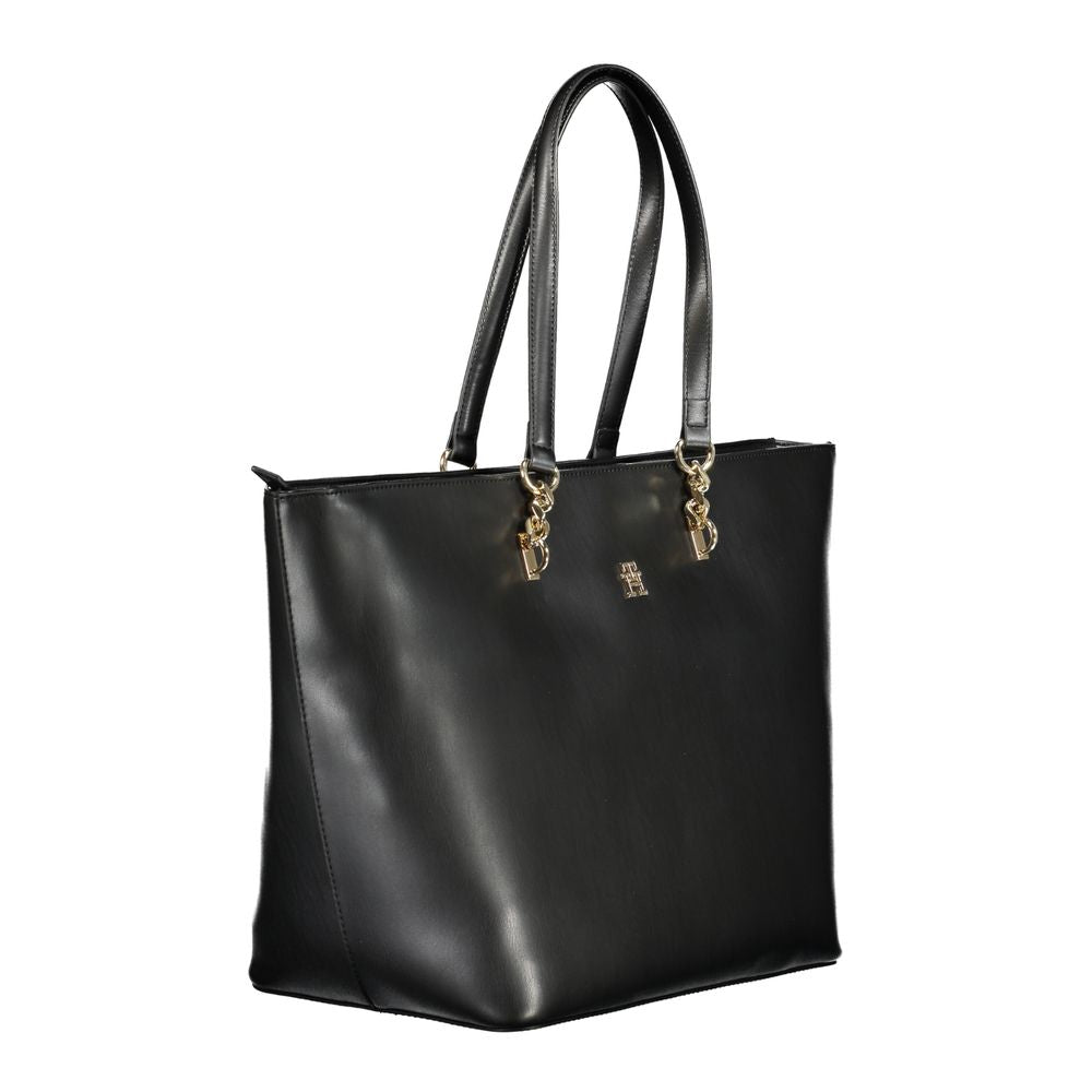Bolso de mano Tommy Hilfiger de polietileno negro