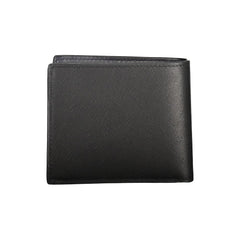 Cartera de cuero negra Tommy Hilfiger