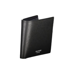 Cartera de cuero negra Tommy Hilfiger