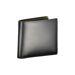 Cartera de cuero negra Tommy Hilfiger