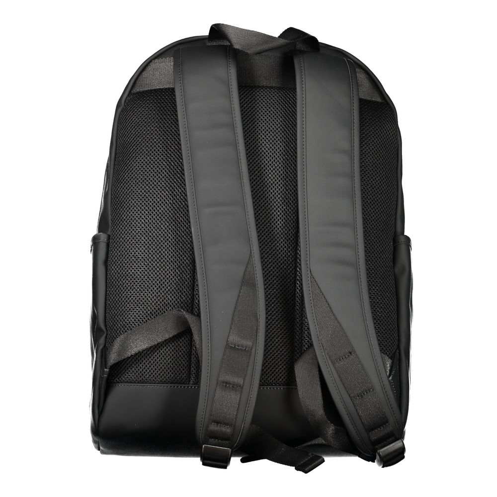Mochila de poliéster negra Tommy Hilfiger