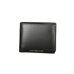 Cartera de cuero negra para hombre de Tommy Hilfiger