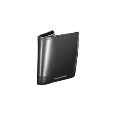 Cartera de cuero negra para hombre de Tommy Hilfiger