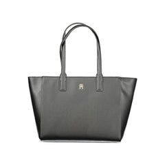 Bolso Tommy Hilfiger negro de poliéster reciclado para mujer