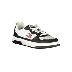 Zapatillas Tommy Hilfiger de cuero negro para hombre