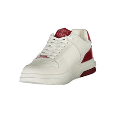 Zapatillas Tommy Hilfiger de cuero rojo para hombre