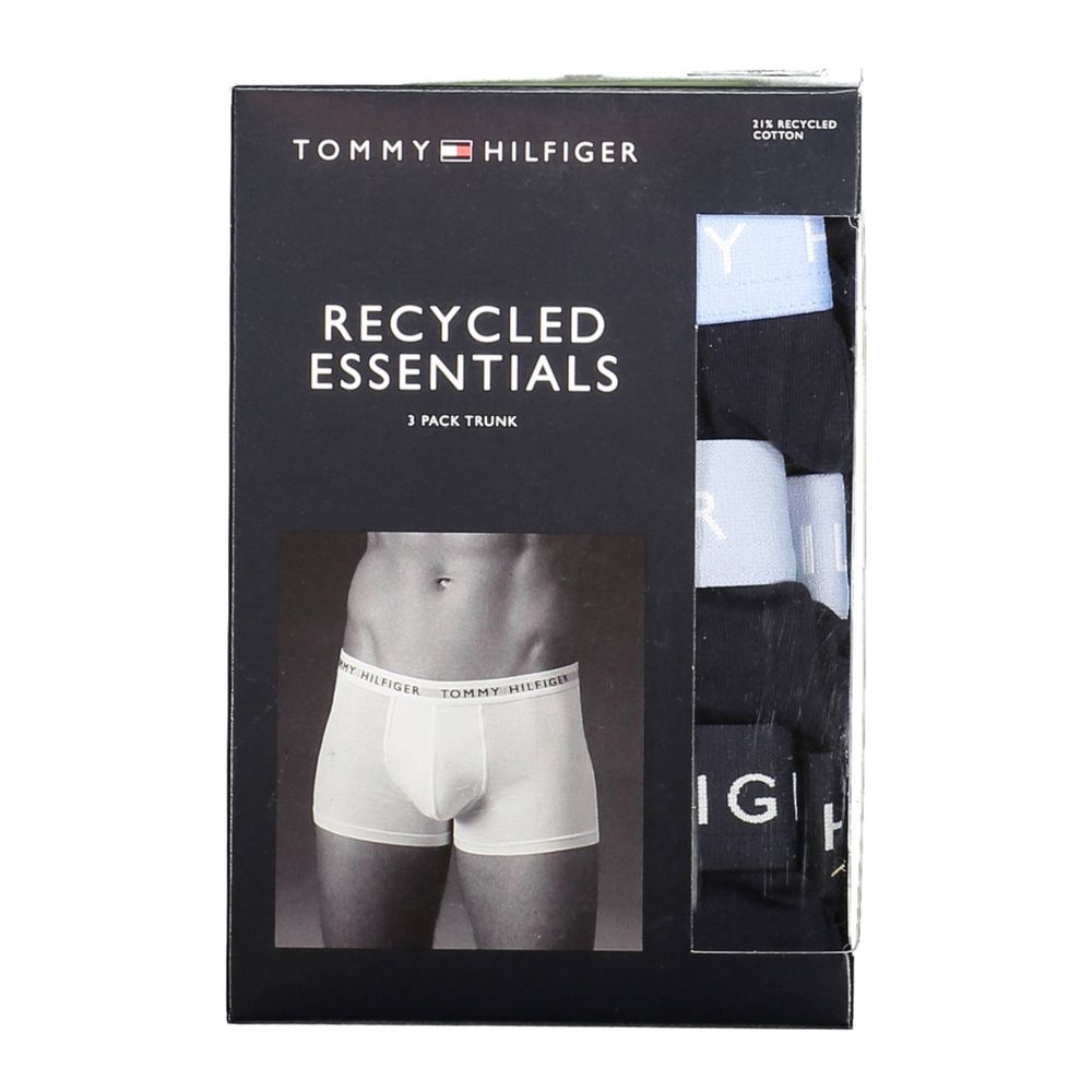 Pack de tres bóxers Tommy Hilfiger de algodón negro para hombre