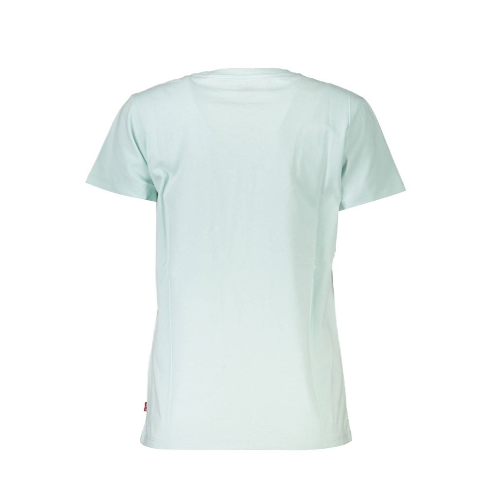 Camiseta de algodón azul Levi's para mujer