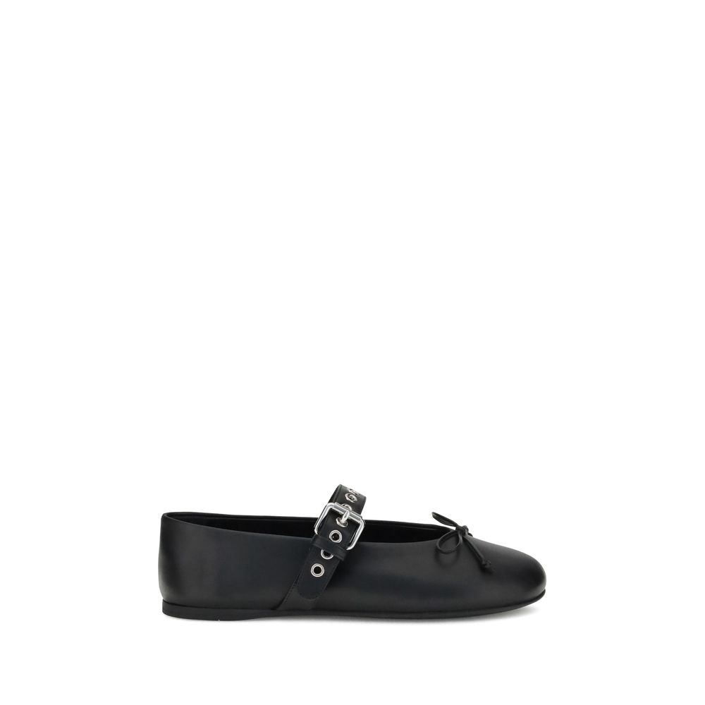 Bailarinas de piel Miu Miu