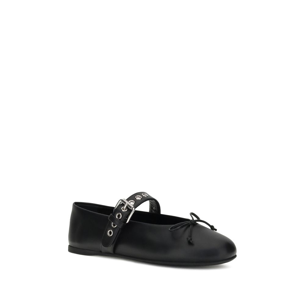 Bailarinas de piel Miu Miu