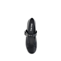 Bailarinas de piel Miu Miu
