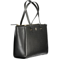 Bolso de mano Tommy Hilfiger de polietileno negro para mujer