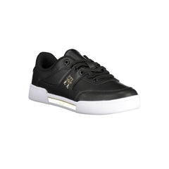 Zapatillas Tommy Hilfiger de piel negra para mujer