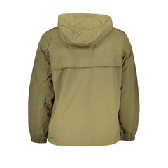 Chaqueta de poliamida verde Tommy Hilfiger