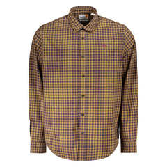 Camisa de algodón amarilla Timberland