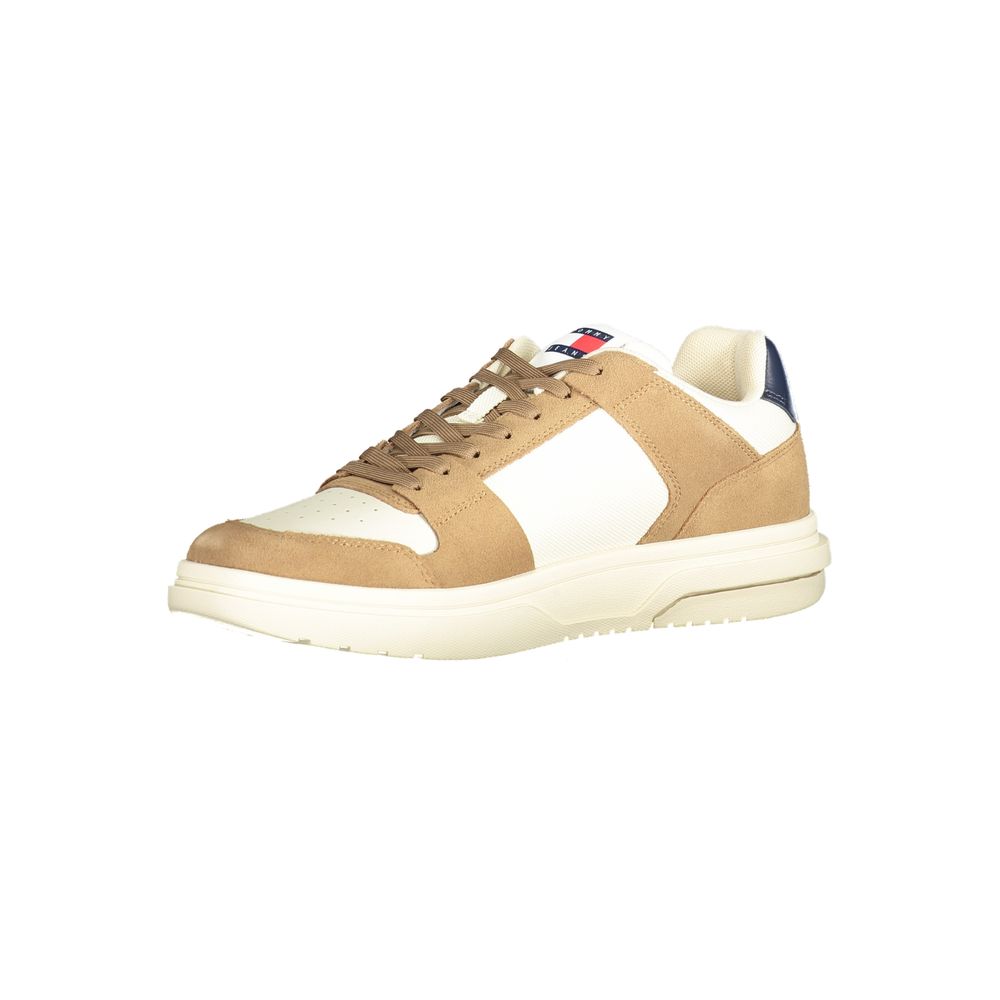 Zapatillas Tommy Hilfiger de piel beige para hombre