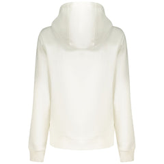 Suéter con capucha de algodón blanco para mujer de Tommy Hilfiger