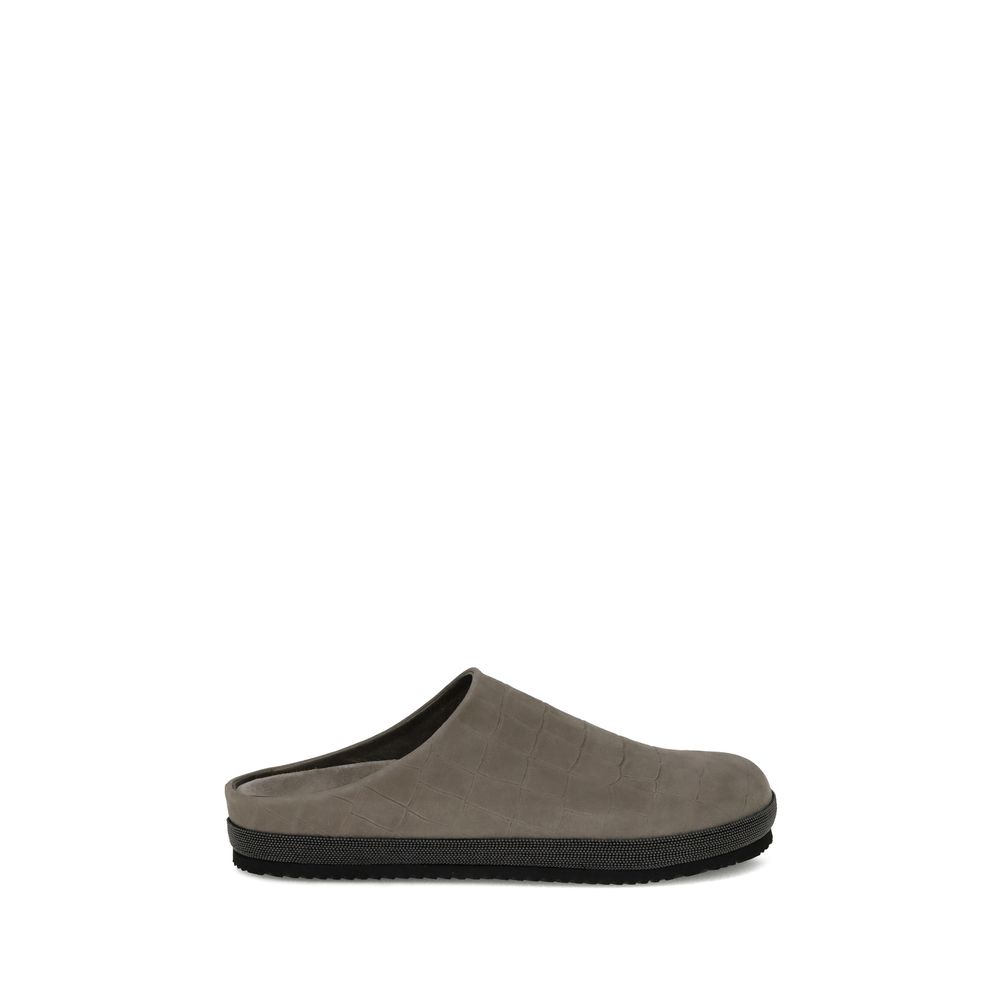 Mules Brunello Cucinelli de piel