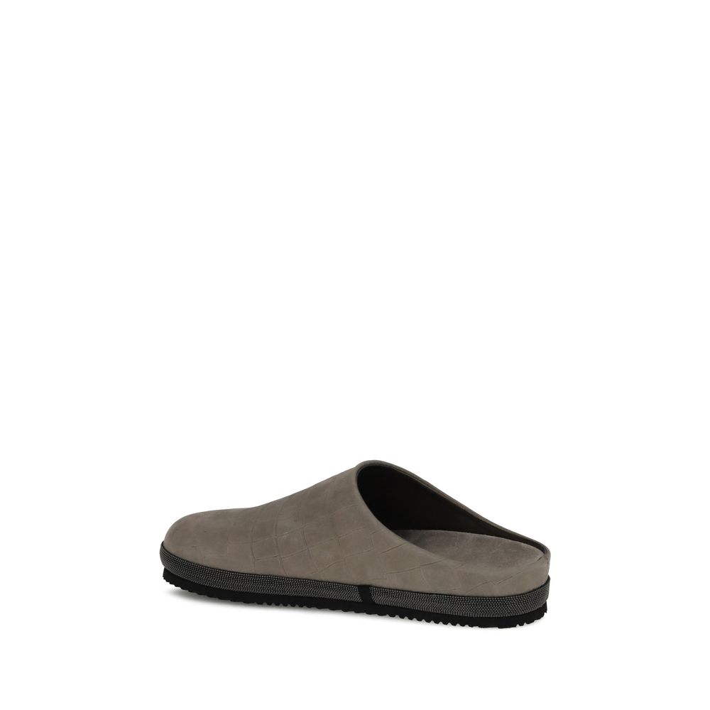 Mules Brunello Cucinelli de piel