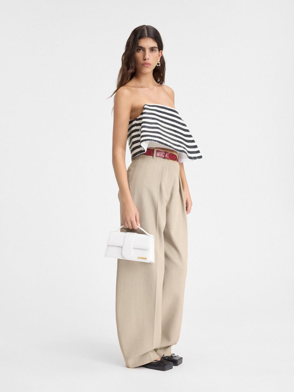 Bolso Jacquemus Le Grand Bambino Blanco