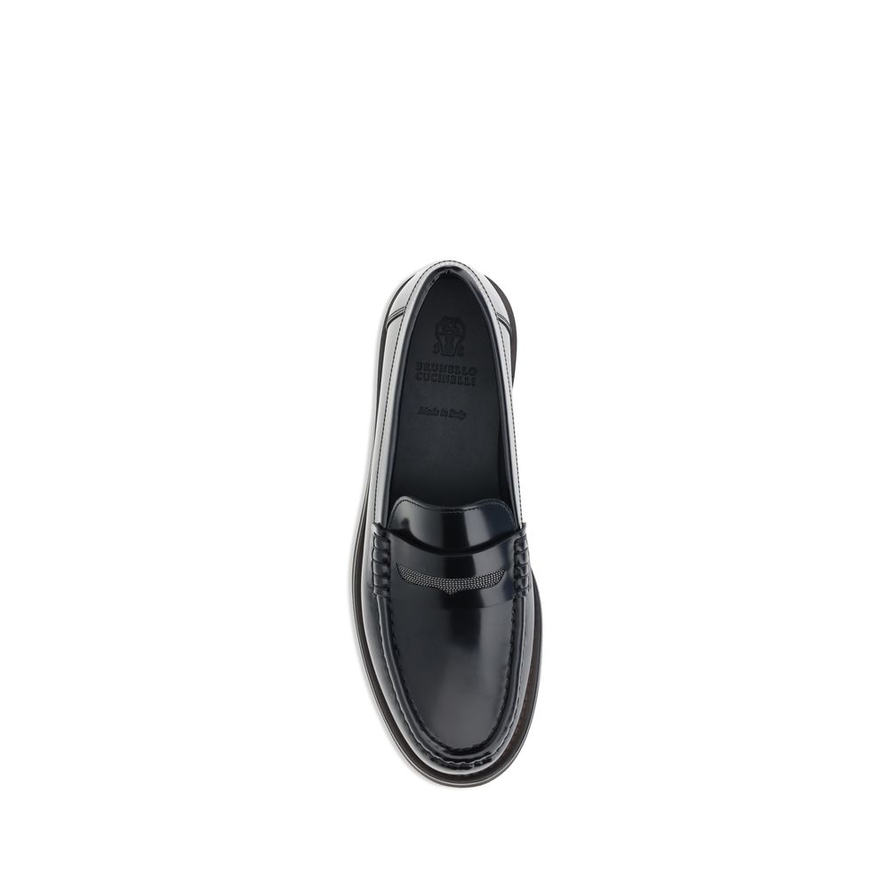 Mocasines de piel Brunello Cucinelli