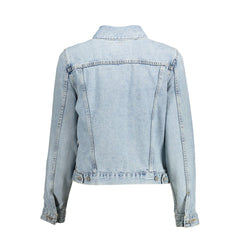 Chaqueta Levi's de algodón azul claro para mujer