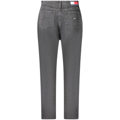 Vaqueros negros de algodón Tommy Hilfiger para mujer