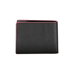 Elegante cartera plegable de cuero con detalles en contraste de Tommy Hilfiger