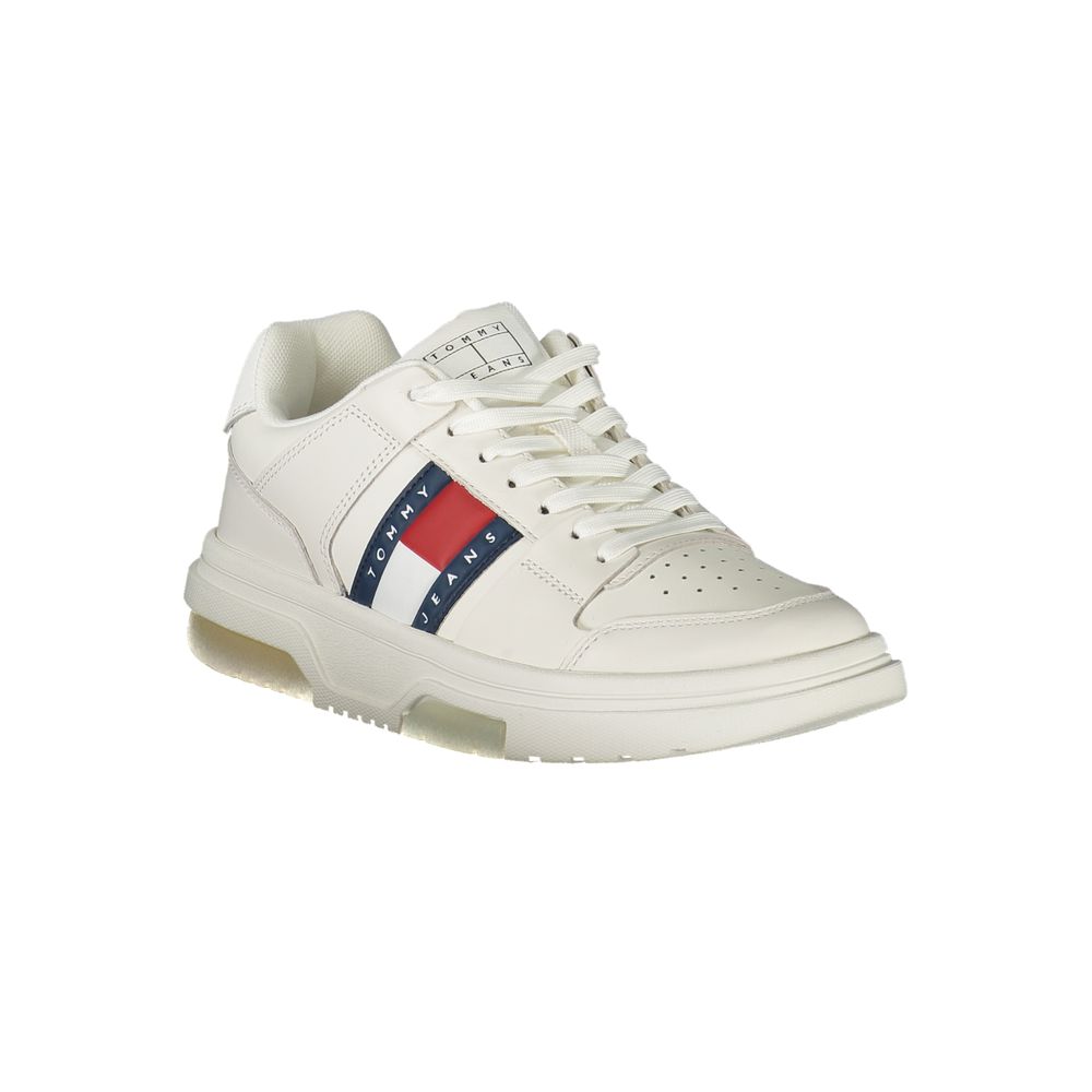 Zapatillas Tommy Hilfiger de piel blanca para mujer