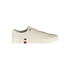 Zapatillas Tommy Hilfiger de cuero blanco para hombre