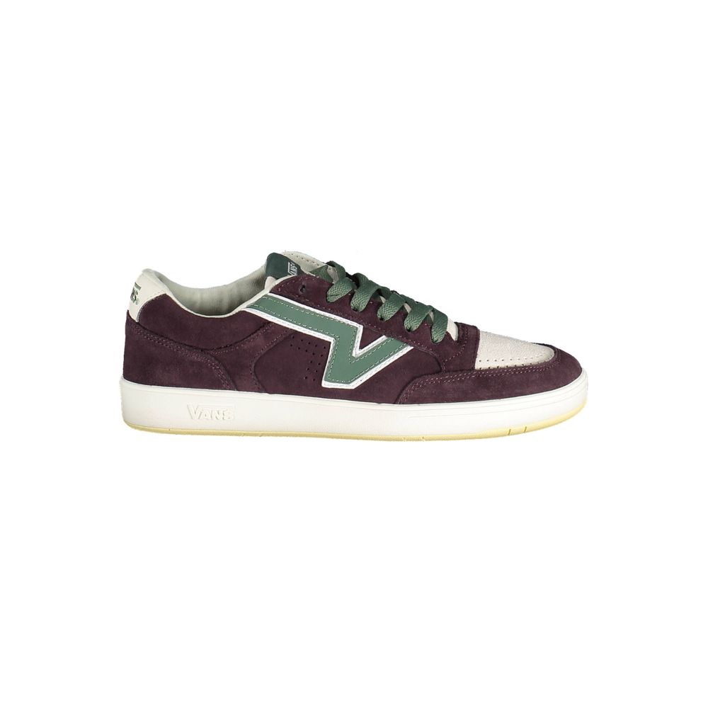 Zapatillas Vans de cuero morado para hombre