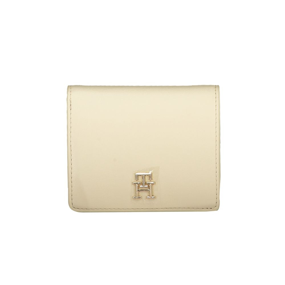 Cartera de polietileno beige de Tommy Hilfiger