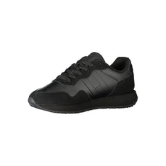 Zapatillas Tommy Hilfiger de cuero negro para hombre