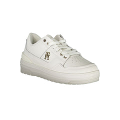 Zapatillas Tommy Hilfiger de piel blanca para mujer