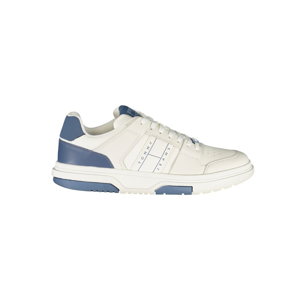 Zapatillas Tommy Hilfiger de cuero blanco para hombre